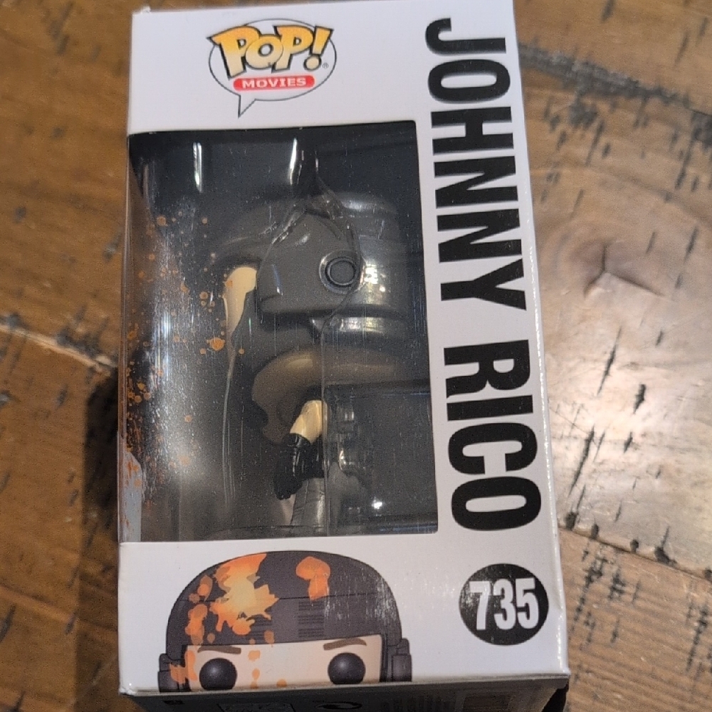 Funko Pop Starship Troopers Johnny Rico - Black and Orange - Picture 2 of 6
